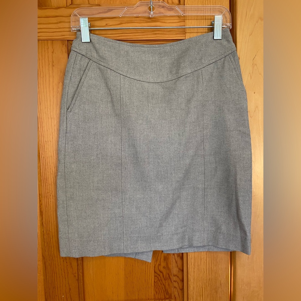 Banana Republic Classic Gray Pencil Skirt